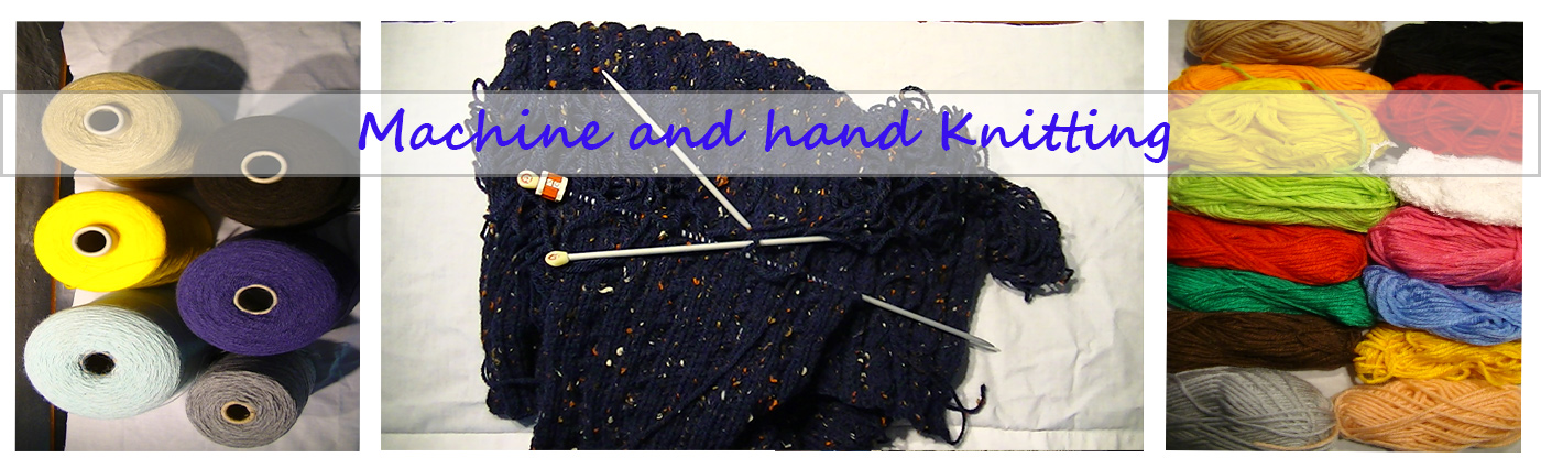 Inspired knitting by hand and machine