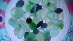 Pebble beach at crimdon dene hartlepool - sea glass