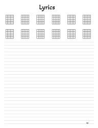 guitar songwriting journal