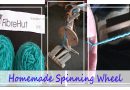 homemade spinning wheel