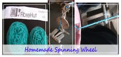 homemade spinning wheel