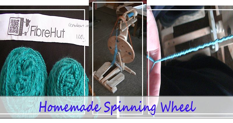 homemade spinning wheel