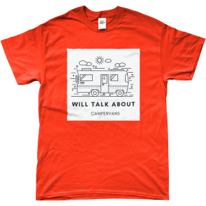 campervan slogan unisex t-shirt