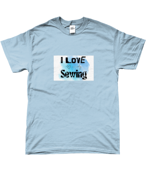 Sewing slogan t-shirt