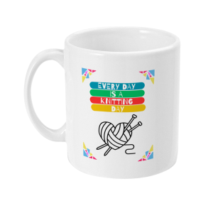 This knitting slogan mug is a perfect gift
