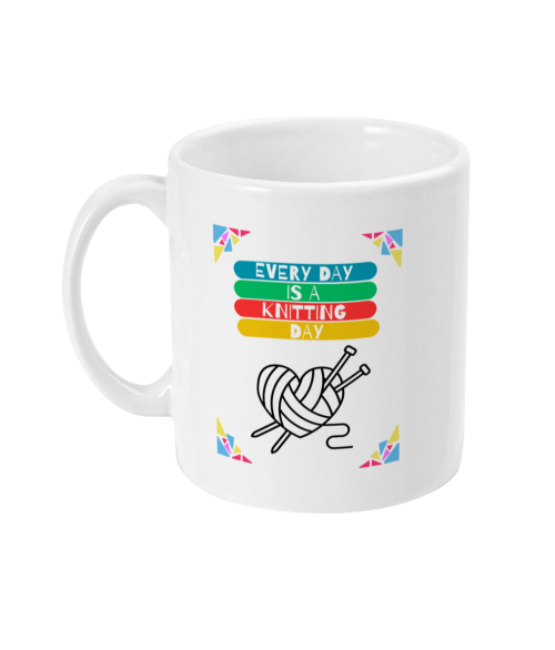 This knitting slogan mug is a perfect gift