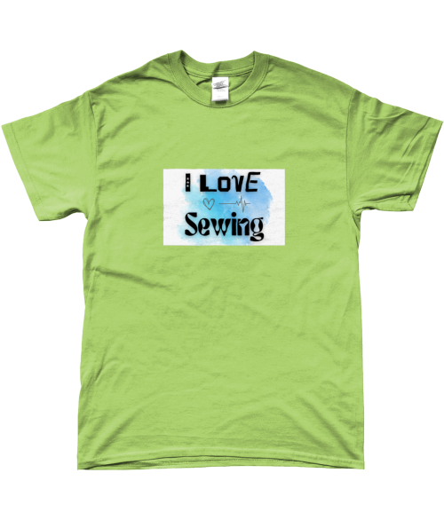 SEWING SLOGAN T-SHIRT