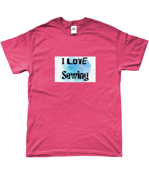 SEWING SLOGAN T-SHIRT