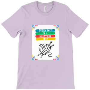 knitting slogan unisex T-shirt