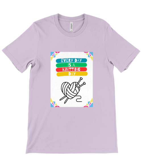 knitting slogan unisex T-shirt