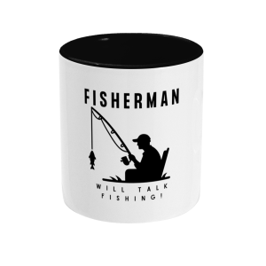Fisherman slogan mug