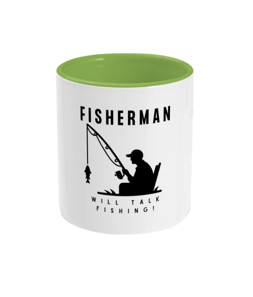 Fisherman slogan mug