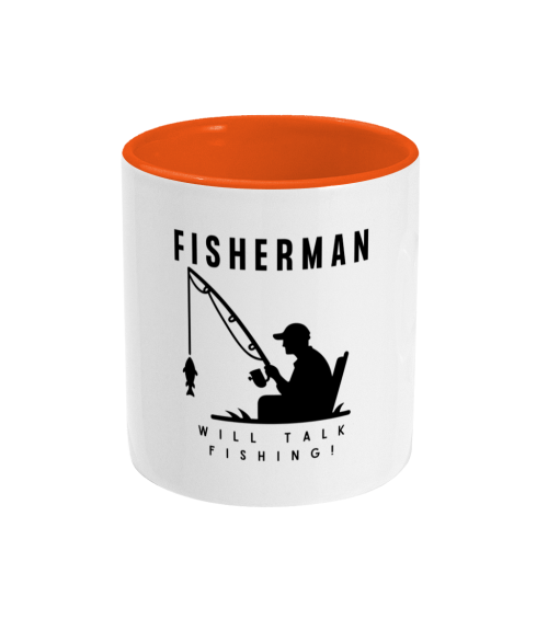 Fisherman slogan mug