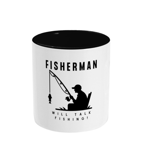 Fisherman slogan mug