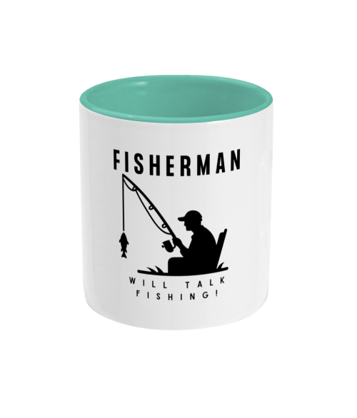 Fisherman slogan mug