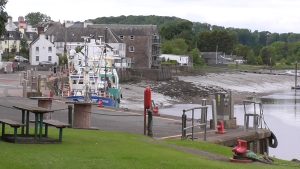 Kirkcudbright harbour front