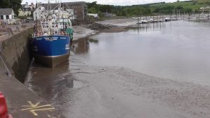 Kirkcudbright harbour front