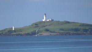 ross island at the exit of the channel