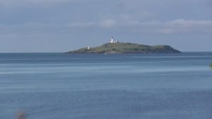 ross island at the exit of the channel