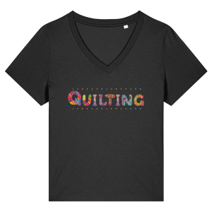 Ladies Quilting Slogan T-shirt