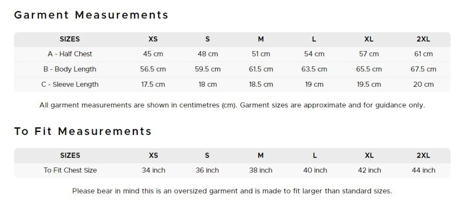 womens stella V-neck sizing chart