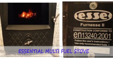 multi fuel stove that fits into your fireplace.