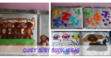 Quiet busy book ideas