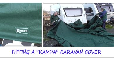 Fitting a Kampa caravan cover